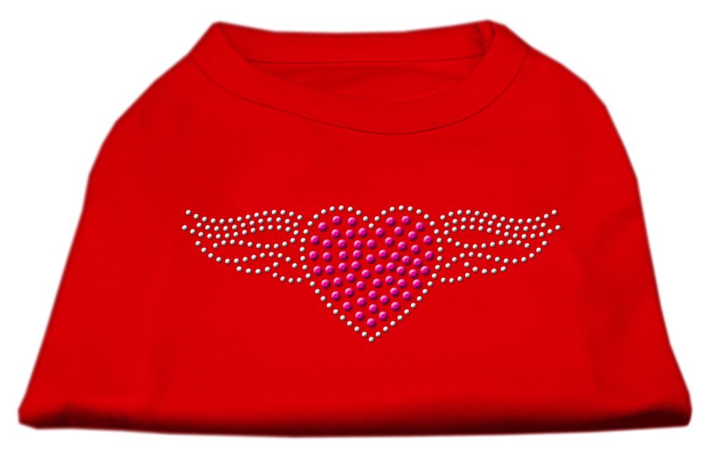 Mirage - Aviator Rhinestone Shirt Red Xs (8) "Product Category: Dog Shirts/Rhinestone Shirts - Aviator Rhinestone Shirt"