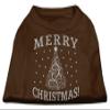 Shimmer Christmas Tree Dog Shirt Brown XXXL (20) view 1