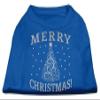 Shimmer Christmas Tree Dog Shirt Blue XXXL (20) view 1