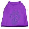 Blue Paw Rhinestud Rhinestone Dog Shirt Purple L (14) view 1