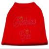 Mirage - Birthday Girl Rhinestone Shirt Red L (14) "Product Category: Dog Shirts/Rhinestone Shirts - Birthday Girl Rhinestone Shirt" view 1