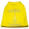 Shimmer Christmas Tree Dog Shirt Yellow Sm (10) view 1
