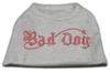 Bad Dog Rhinestone Dog Shirt Grey M (12) view 1