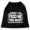 Hungry I am Design Print Dog Shirt Black XXXL (20) view 1