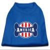 Bonely in America Design Print Dog Shirt Blue XXXL (20) view 1