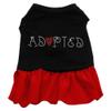 Adopted Dog Dresses Black with Red XS (8) view 1