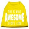 This is What Awesome Looks Like Dog Shirt Yellow XXXL (20) view 1