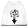 Happy Meter Design Print Doged Dog Shirt White XS (8) view 1