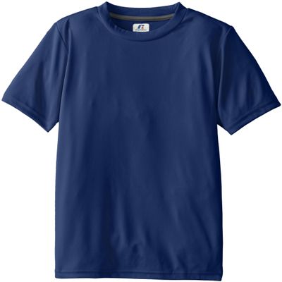 Russell Athletic Boy's 8-20 Youth Short Sleeve Perfect Top, Navy, Medium