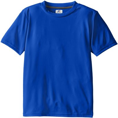 Russell Athletic Boy's 8-20 Youth Short Sleeve Perfect Top, Royal, Medium