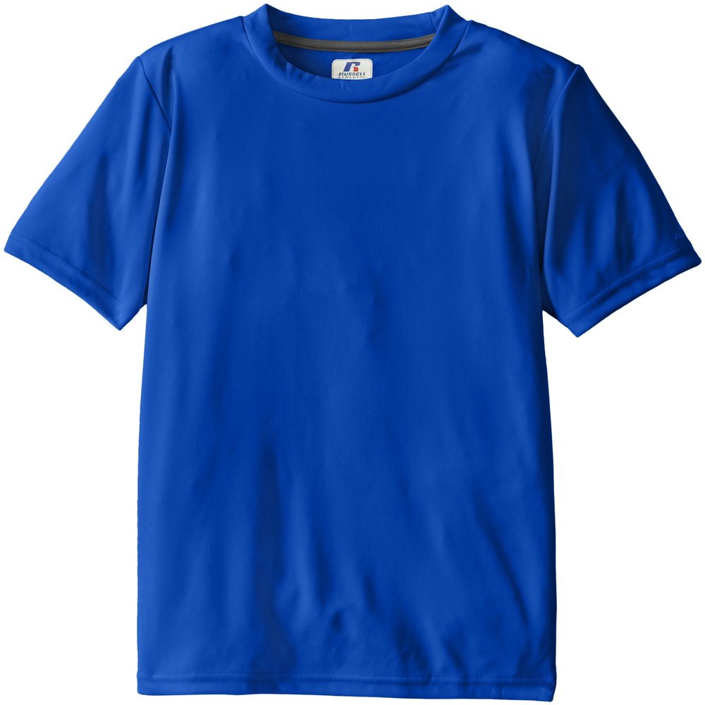 Russell Athletic Boy's 8-20 Youth Short Sleeve Perfect Top, Royal, Medium