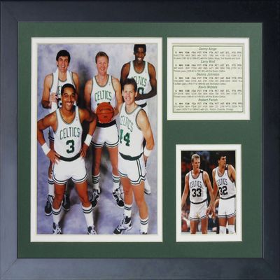 Legends Never Die Boston Celtics 1980's Big Five Collage Photo Frame, 11" x 14", (12316U)