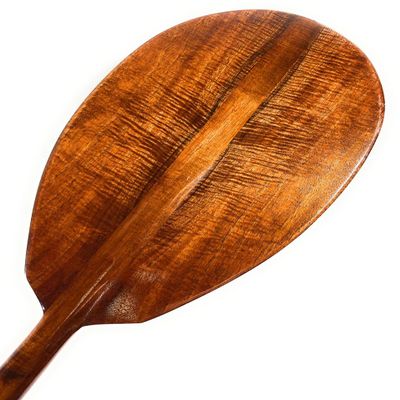 Tikimaster Kilauea, Lava Flow AAA Koa Paddle 60 inch | #koa4050