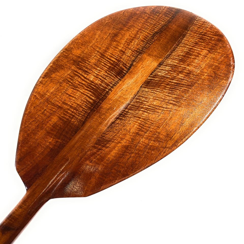Tikimaster Kilauea, Lava Flow AAA Koa Paddle 60 inch | #koa4050
