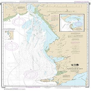 Paradise Cay Publications, Inc. NOAA Chart 16300: Kuskokwim Bay; Goodnews Bay 40.1 x 24.7 (Traditional)