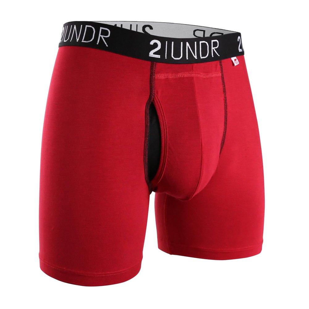 2UNDR Swing Shift 6" Mens Boxer Brief | Mens Pouch Underwear with Patented Joey Pouch | Modal Underwear Men | Moisture Wicking