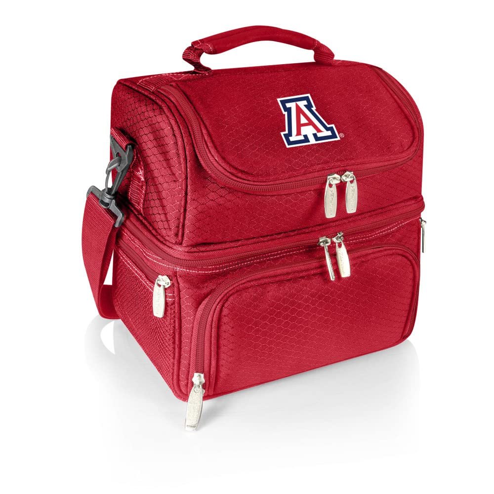 NCAA Arizona Wildcats Pranzo Lunch Bag - Insulated Lunch Box with Picnic Set - Lunch Cooler Bag