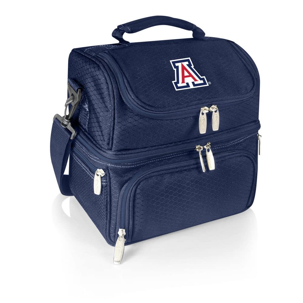 NCAA Arizona Wildcats Pranzo Lunch Bag - Insulated Lunch Box with Picnic Set - Lunch Cooler Bag