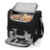 NCAA TCU Horned Frogs Pranzo Lunch Bag - Insulated Lunch Box with Picnic Set - Lunch Cooler Bag view 4