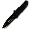 HUNT-DOWN 8 1/2" Black Folding Spring Assisted Knife with Belt Clip view 1