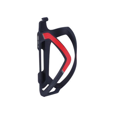 Bbb Cycling Bike FlexCage Water Bottle Holder, Matt Black/Red, One Size