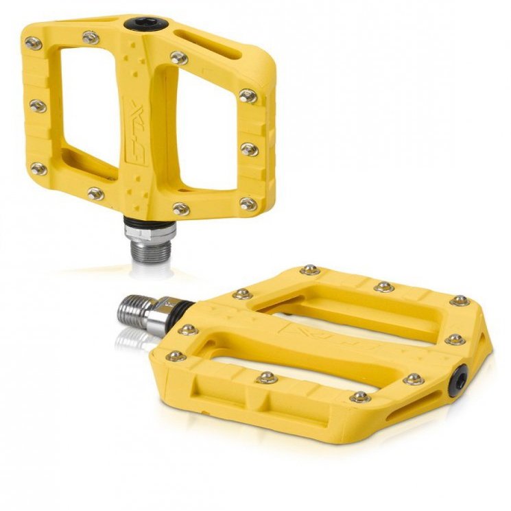 XLC MTB Trekking Pedal, Unisex, Pedale MTB Trekking, Yellow, Yellow