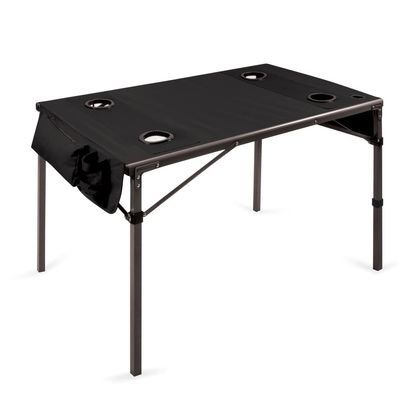 PICNIC TIME NCAA Oklahoma Sooners Soft Top Travel Table, Black, 42.5 x 27.5 x 27.5 (799-00-179-454-0)