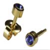 Ear Piercing Earrings 6 Pairs of 4mm 16ga Thick Post Gold Studex Studs Hypoallergenic view 4