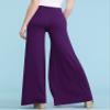 Made By Johnny MBJ WB750 Womens Chic Palazzo Lounge Pants S Dark_Purple view 4