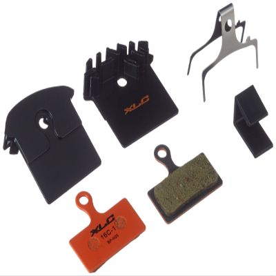 XLC Unisex's BP-H25 Disc Brake Pads, Orange/Black, One size