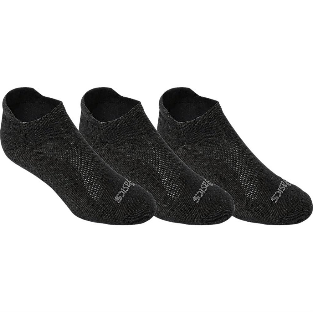 ASICS Unisex CUSHION LOW CUT 3 PK SOCKS Training Accessories, XL, BLK