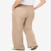 Woman Within Plus Size Tall 7-Day Knit Wide-Leg Pull-On Pants - 2X, New Khaki view 2