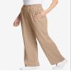 Woman Within Plus Size Tall 7-Day Knit Wide-Leg Pull-On Pants - 2X, New Khaki view 3