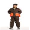 Kids Brown/Orange Briarproof Hunting Coat (Large) view 4