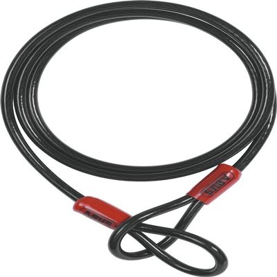 Abus Cobra 10/300 Black, Steel Cable Unisex Adult, Black, 300 cm