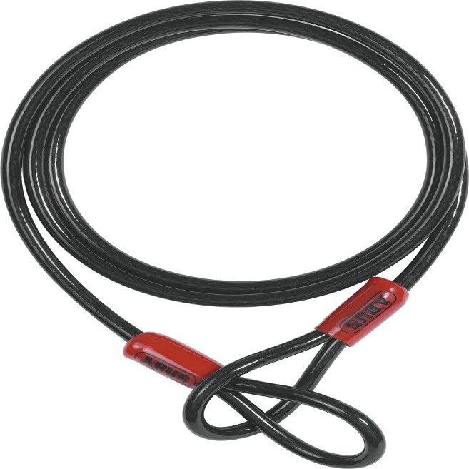 Abus Cobra 10/300 Black, Steel Cable Unisex Adult, Black, 300 cm