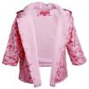 Wippette Baby Girls Waterproof Hooded Fleece Lined Floral Parka Raincoat Jacket - Pink (12 Months) view 2