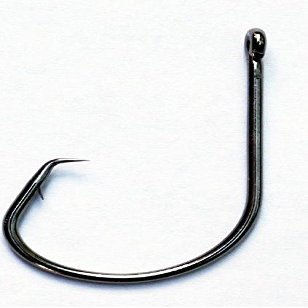 4X Strong Circle Hooks 7/0, L2004 Inline, 300 Pcs Black Nickel (BLN) for Big Game Saltwater Fishing, Offset Point Design, Ideal for Tuna, Grouper & Other Large Species, Item #063