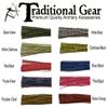 Archery ZEBRA WHISKER RUBBER BOWSTRING BOW STRING SILENCERS 4 Pc. Pack - NEW HOT COLORS ! (White-Chartreuse) view 3