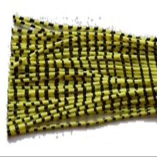 Archery Zebra Whisker Rubber Bowstring Bow String SILENCERS 4 Pc. Pack - New HOT Colors ! (Chartreuse-Black)