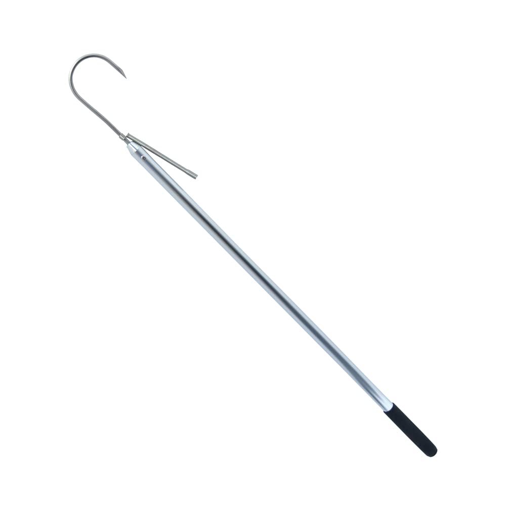 American Fishing Wire Gaff, 3 in / 7.6 cm, Stainless Steel Hook, 3 ft / 0.9 m Aluminum Shaft with Foam Grip