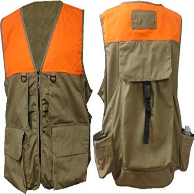 World Famous Sports Deluxe Tan/Orange Upland Game Vest (2XL)
