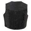 Milwaukee Leather SH2011 Kids Black Classic Three Snap Leather Vest - 3X-Large view 2