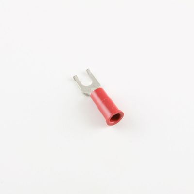 22-18 Ga. Insulated Flanged Fork Terminals, #6 Stud - (Pack of 100)