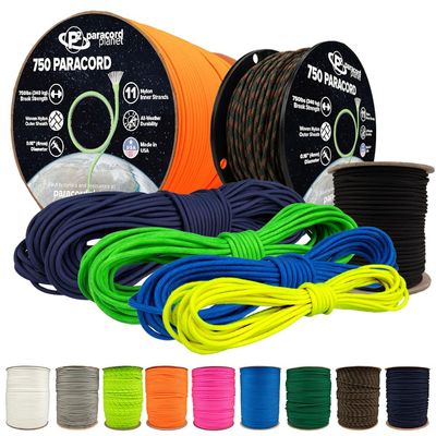 Paracord Planet 750 Paracord  Type IV Multi-Purpose Nylon Cord with 11 Strand Inner Core  Tan, 10 Feet