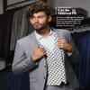 Vittorio Farina Polka Dot Suit Vest for Men Set of 4 - Vest, Necktie, Bow Tie & Pocket Square (White & Black, 2XL) view 4