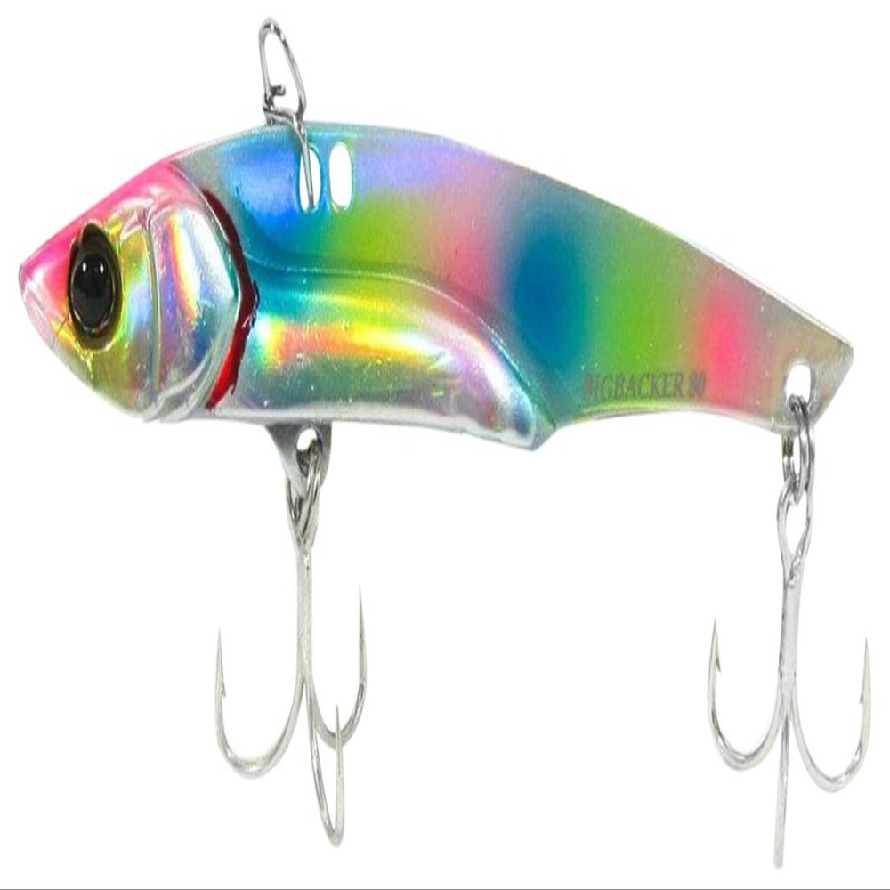JACKALL Minnow Metal Vibration Big Backer 80 82mm 25.5g Cotton Candy/Laser Holo Lure