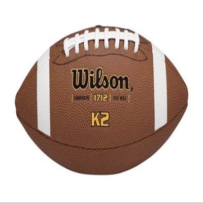 Wilson K2 Official Composite Football, under 10