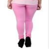Anekaant Women's Cotton Lycra's Legging Free Size Pink view 2