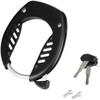 ABUS Unisex_Adult 565 Shield LH NKR Frame Lock 2018 Cable, Black, Standard Size view 4